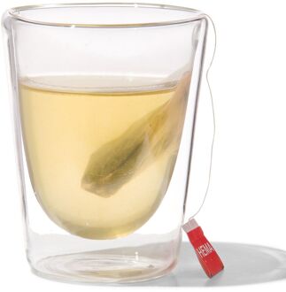 Hema Dubbelwandig glas 200ml (transparant)