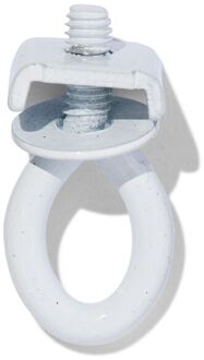 Hema Eindstops open voor gordijn U-rail - 2 stuks (wit)
