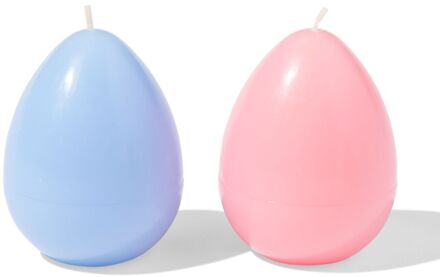 Hema Eivormige kaarsen 6x12.2x8cm - 2 stuks