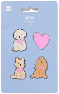 Hema Emaille pins set - 4 stuks