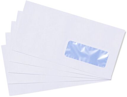 Hema Envelop DL venster rechts wit - 50 stuks