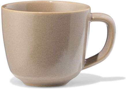 Hema Espressomok 90ml PUUR reactief glazuur beige (beige)
