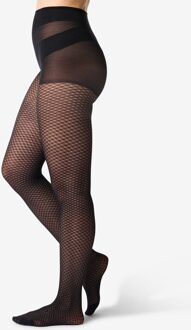 Hema Fashion panty dessin zwart (zwart) - 40/42
