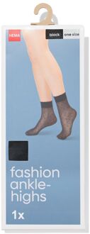Hema Fashion pantysokken stippen zwart (zwart) - one size