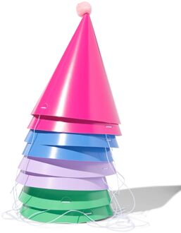 Hema Feesthoedjes effen 8 stuks
