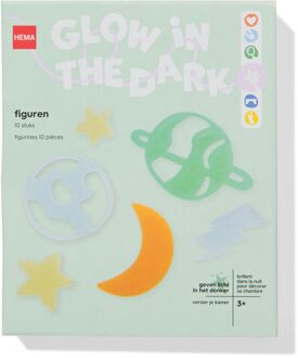 Hema Figuren glow in the dark - 10 stuks