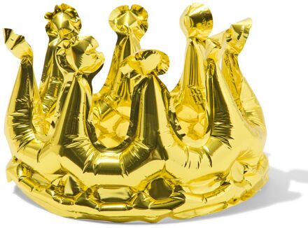 Hema Folieballon kroon 20cm goud (goud)