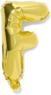 Hema Folieballon letter F 30cm goud (goud)