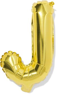 Hema Folieballon letter J 30cm goud (goud)