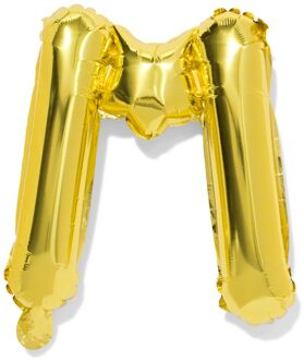 Hema Folieballon letter M 30cm goud (goud)