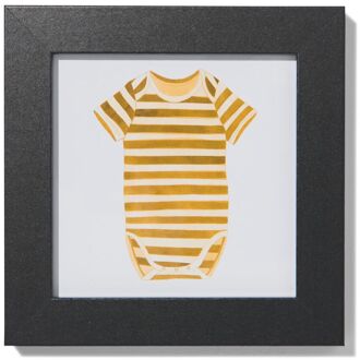 Hema Fotolijst 10x10cm zwart hout zwart (zwart)