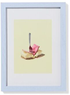 Hema Fotolijst 10x15cm hout dun (lichtblauw)