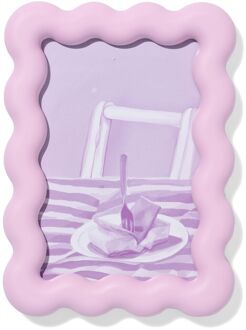 Hema Fotolijst 10x15cm lila hout golvend (lila)