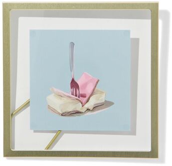 Hema Fotolijst 15x15cm metaal zwevend (goud)