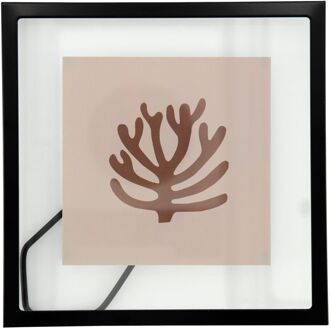 Hema Fotolijst 15x15cm zwart metaal floating zwart (zwart)
