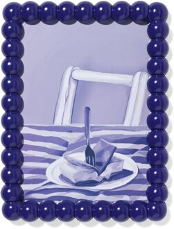 Hema Fotolijst 15x20cm blauw hout bolletjes (blauw)