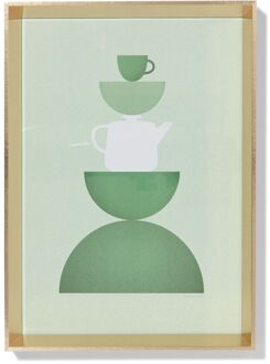 Hema Fotolijst 15x20cm goud hout facetrand goud (goud)