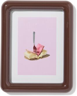 Hema Fotolijst 15x20cm hout afgerond (donkerbruin)