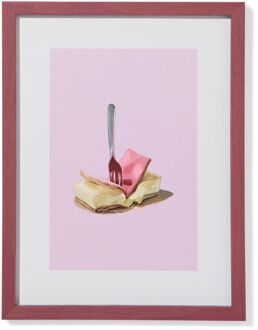 Hema Fotolijst 15x20cm hout dun (bordeauxrood)