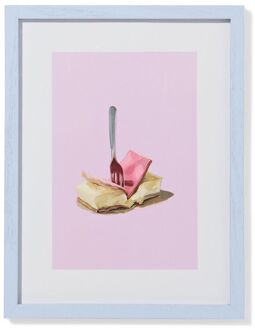 Hema Fotolijst 15x20cm hout dun (lichtblauw)