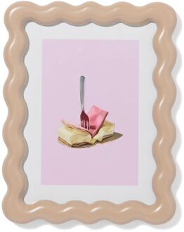 Hema Fotolijst 15x20cm hout golf (taupe)