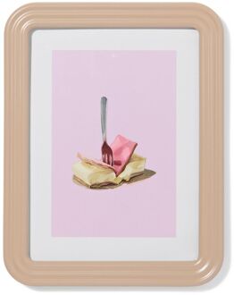 Hema Fotolijst 15x20cm hout ribbelrand (taupe)