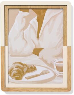 Hema Fotolijst 15x20cm wit-hout (creme)