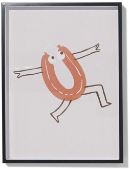 Hema Fotolijst 15x20cm zwart metaal zwart (zwart)