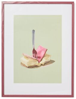 Hema Fotolijst 30x40cm hout dun (bordeauxrood)