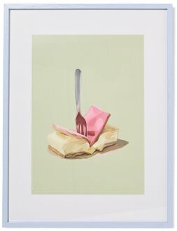 Hema Fotolijst 30x40cm hout dun (lichtblauw)