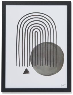 Hema Fotolijst 30x40cm zwart hout zwart (zwart)