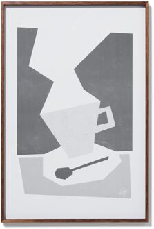 Hema Fotolijst 40x60cm notenkleur massief hout hout (hout)