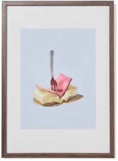 Hema Fotolijst A4 21x29.7cm hout dun (donkerbruin)