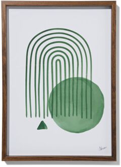 Hema Fotolijst A4 notenkleur massief hout hout (hout) - 21x29