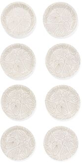 Hema Gebaksbordje botanisch 8 stuks
