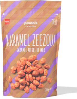 Hema Gecoate pinda karamel zeezout 200g