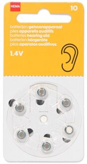 Hema Gehoorapparaat batterijen 10