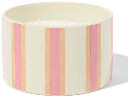 Hema Geurkaars ⌀11x7cm keramiek tompouce (roze)