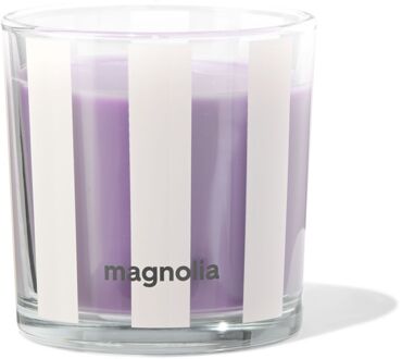 Hema Geurkaars in glas ⌀10x10cm magnolia (lila)