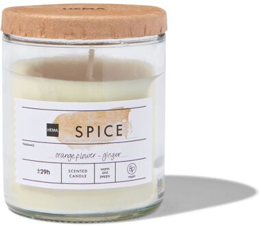 Hema Geurkaars in glas Ø6.5 spice (wit)