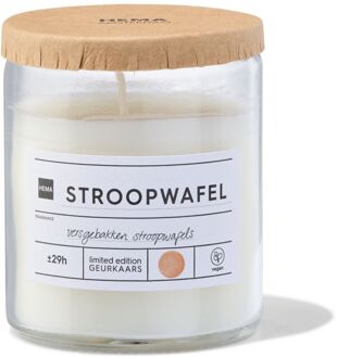 Hema Geurkaars in glas stroopwafel