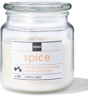 Hema Geurkaars in glazen pot Ø10x11 spice