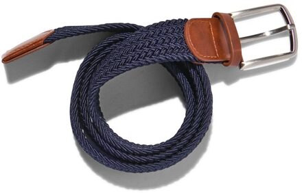 Hema Gevlochten elastische heren riem 3.5cm blauw (blauw) - 110