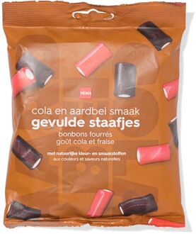 Hema Gevulde staafjes cola en aardbei 215g