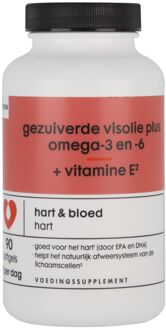 Hema Gezuiverde Visolie Plus Omega-3 En -6 + Vitamine E² - 90 Stuks