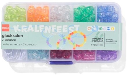 Hema Glaskralen 7 kleuren