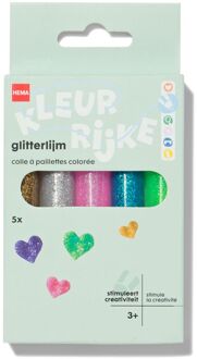 Hema Glitterlijm - 5 stuks