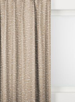 Hema Gordijnstof Andel lichtdoorlatend kabel ecru-zand (zand)