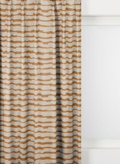 Hema Gordijnstof Andel lichtdoorlatend octa ecru-cognac (cognac)