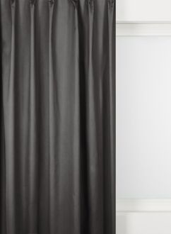 Hema Gordijnstof velours antraciet (antraciet)